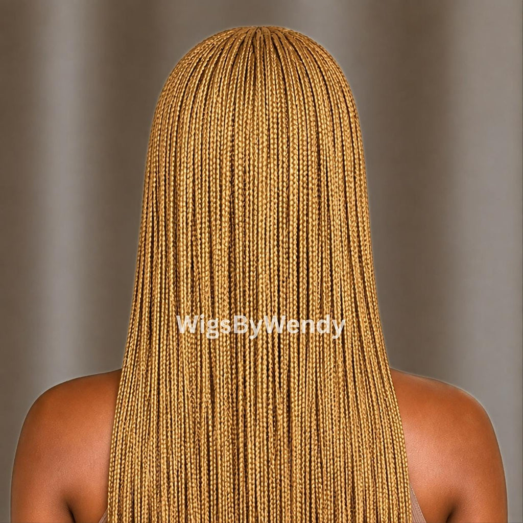 Colour 27 Glueless Single Box Braids Headband Wig